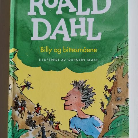 Roald Dahl Billy og bittesmåene barnabok hardback