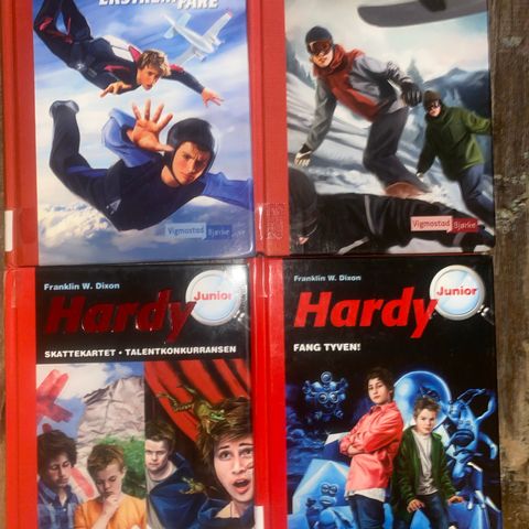 «Nye Hardy - guttene» bøker
