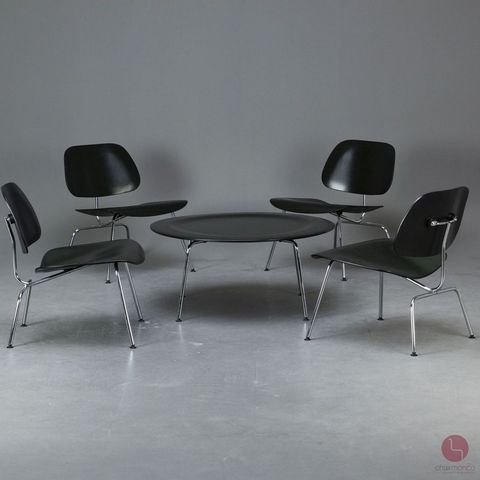 Hermann Miller lounge designet av Ray & Charles Eames