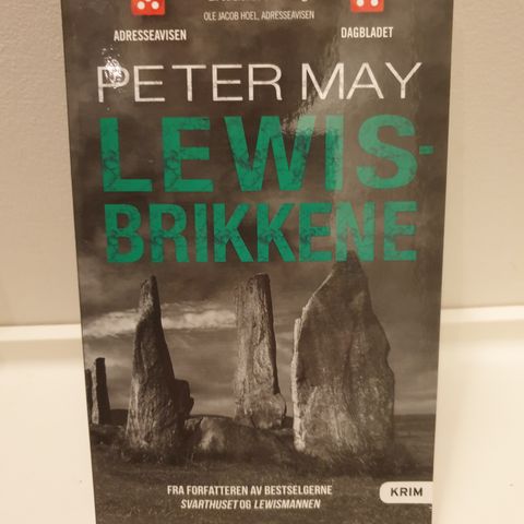 Bok" Lewisbrikkene" av Peter May