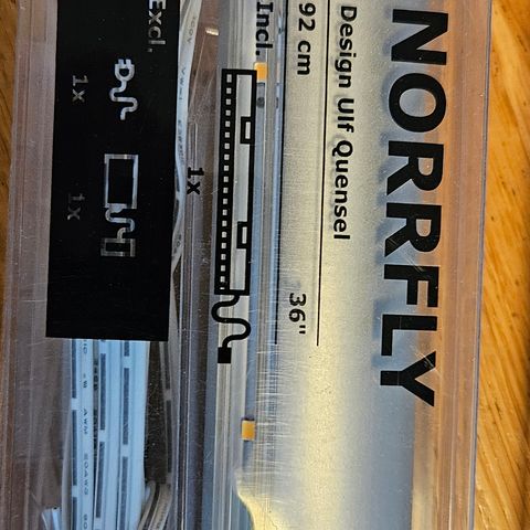 Ikea
Norrfly Led lys 92cm 36"