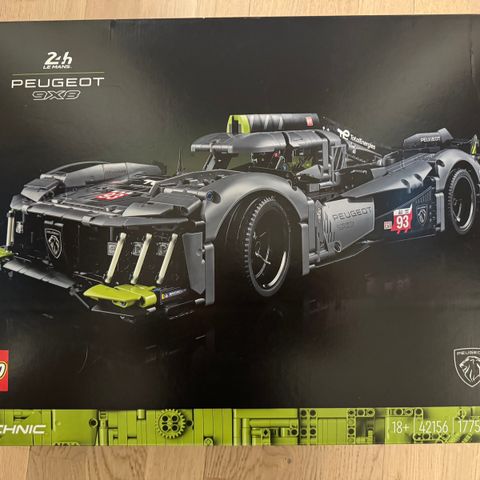 Lego Technic 42156 Peugot 9x8 24H Le Mans Hybrid Hypercar