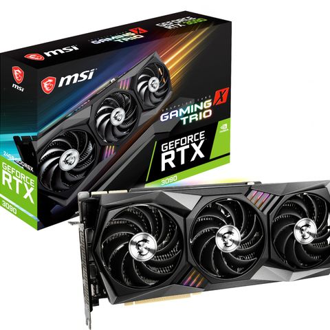 MSI GeForce RTX 3090 GAMING X TRIO + EK waterblock