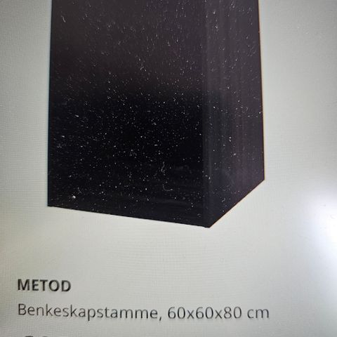 Metod benkeskapstamme fra Ikea