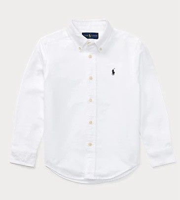 Polo Ralph Lauren hvit skjorte i bomull 18 år - 175cm