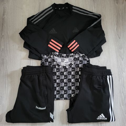 Adidas, Nike og Hummel, str. XS/S