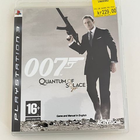 007 Quantum of Solace (Playstation 3, PS3)