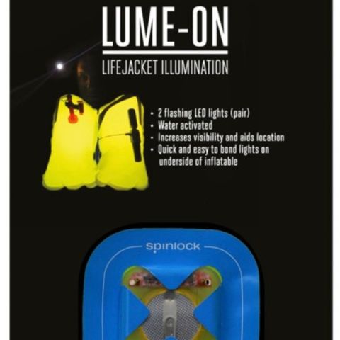 Spinlock «Lume On» lys for redningsvest