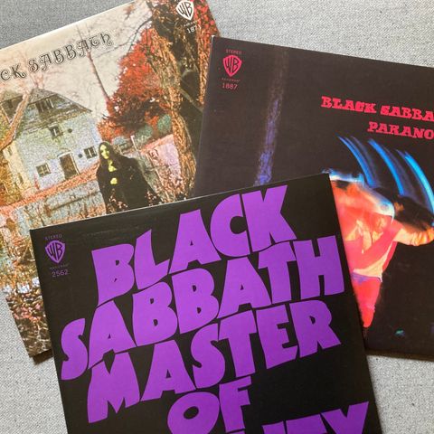 Black Sabbath, de tre første i «The End Is Near-DeLuxe 2LP-utgaver»