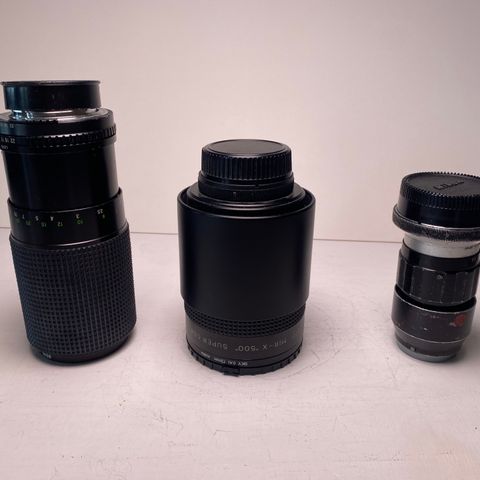 Mange linser til salgs - Nikon - M42 - Pentax og fler