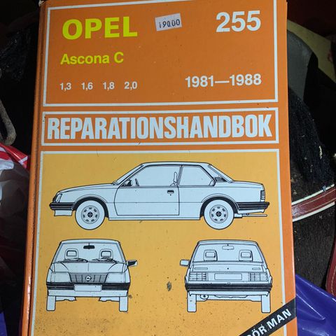 Opel Ascona C Verkstedshåndbok Selges
