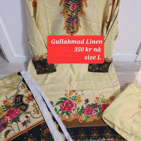 Original Gulahmed suit 3 piece lilen