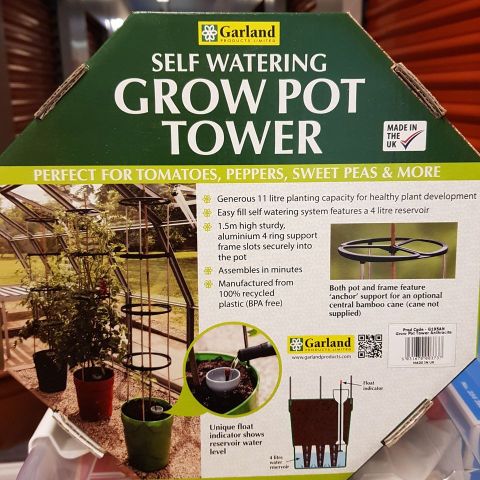 BLOMSTERPOTTE - Selvvannende Grow Pot Tower fra Garland