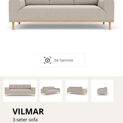 Vilmar sofa fra Sofacompany