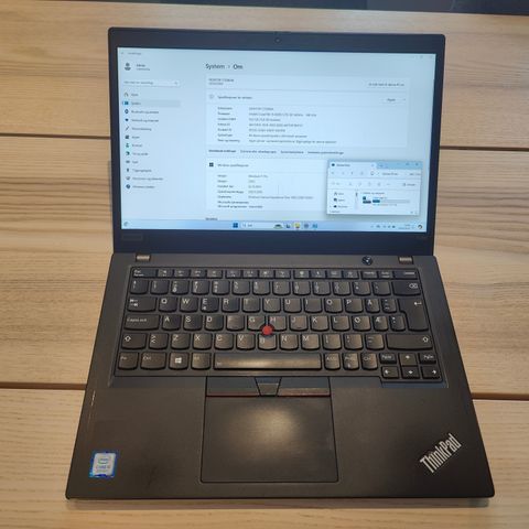 Lenovo ThinkPad X390 - 16GB RAM og 4G-støtte - god batterikapasitet!