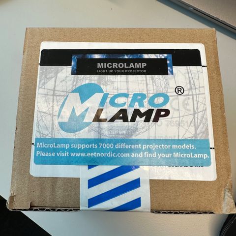 Microlamp projektorlampe til Hitachi CP-A101, CP-A100, ED-A100, ED-A110