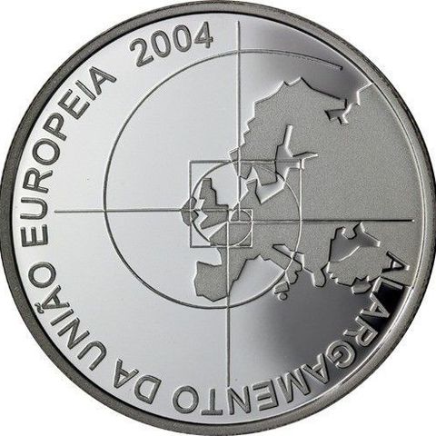 Invest-SØLV:  Portugal - 8-Euro Samlerhuset Euro-saml. - Sølvmynt - 2004-2007.