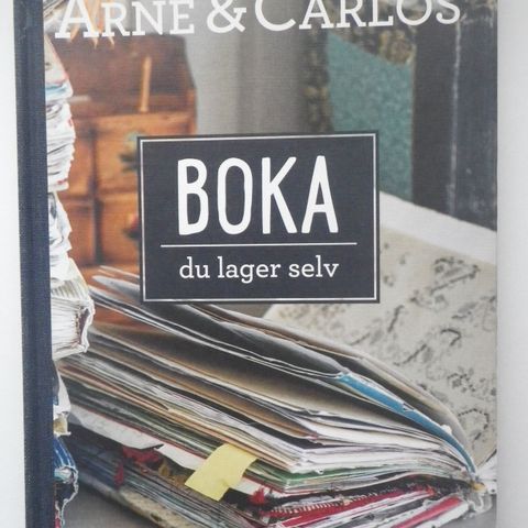 Boka du lager selv, Arne & Carlos, hobbybøker, hobbybok - som ny