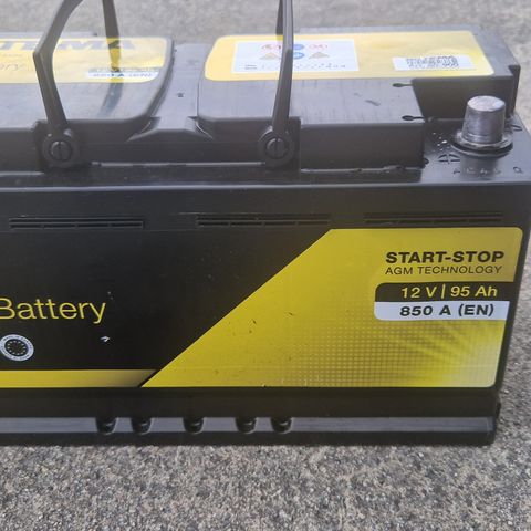 12V AGM Batteri selges