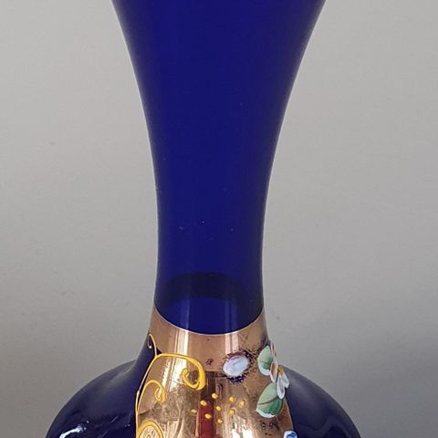 Kobolt blå vase