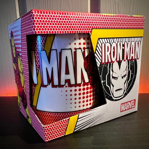 Ny marvel Iron man kaffekopp/krus