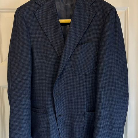 Gabo Napoli Blazer - Str 50 - Blårutete