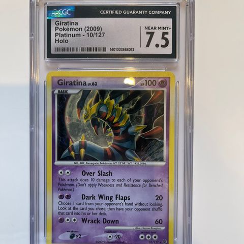 Pokemon Giratina Platinum (Holo) 10/127