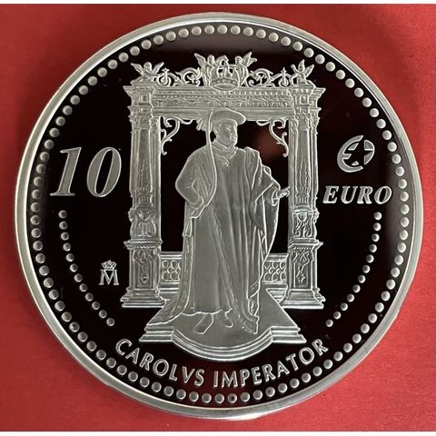 Invest-SØLV - Spania - 4 stk. 10-Euro - 4 x 27gram (2004-2007).