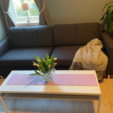 Strøken 3-seter sofa fra Skeidar