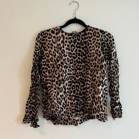 Ganni Leo bluse str. 36