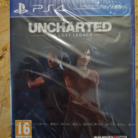 Uåpnet PS4 Uncharted The Lost Legacy fortsatt forseglet