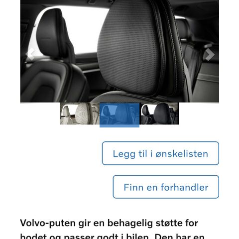 Hodepute til Volvo XC40 Recharge