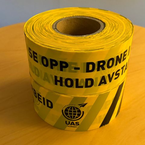 3 x Tape for markering av aktivitet med drone