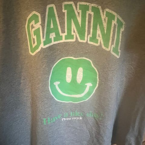 Ganni smiley t-shirt