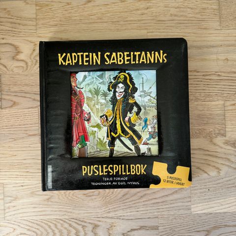Kaptein Sabeltann bok/puslespill