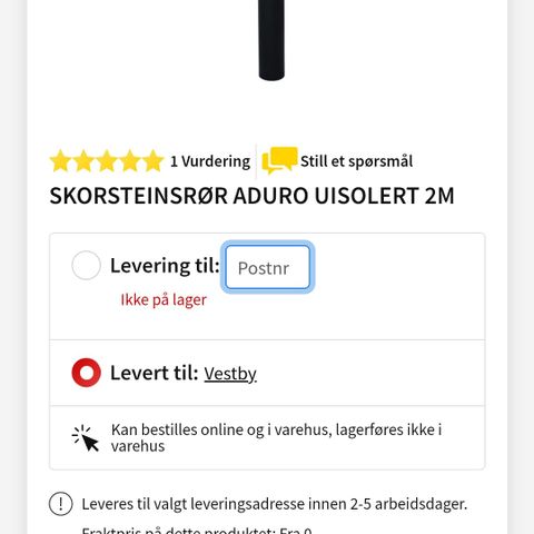 ADURO stålpipe