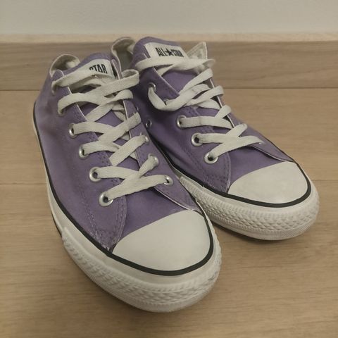 Lavendel Low Top Converse All Star - Str. 41