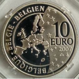 Belgia - 10-Euro Sølvmynt - 2007.