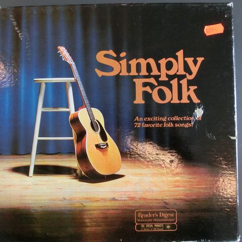 Simply Folk - Various artist (6 LP`s Box samling fra Reader`s Digest)