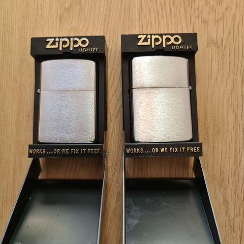 Zippo Lighter Brushed (ny)