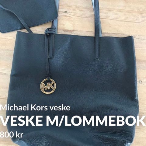 Michael Kors veske med wristel/ lommebok