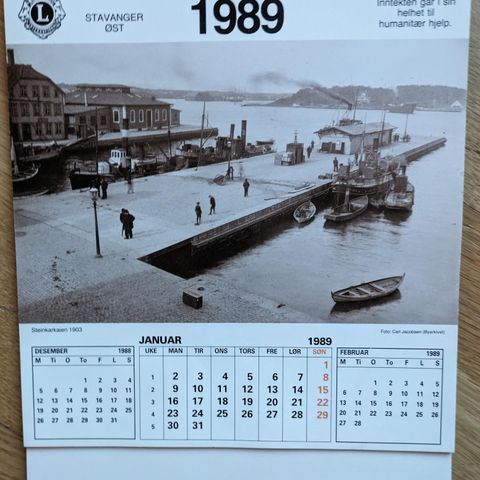 Kalender 1989