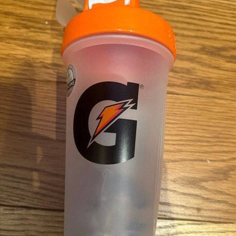 Ubrukt/ny! Super Gatorade shaker/blender flaske til trening og fritid.BPA-fri