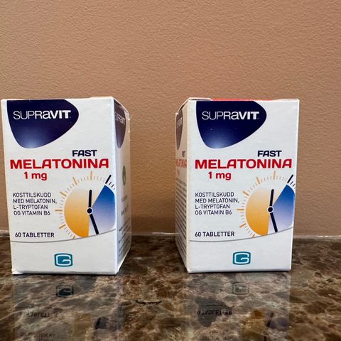 Melatonin 1 mg 2x60 tabletter