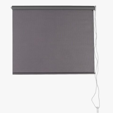 Lystett rullegardin grå - 140x185 cm