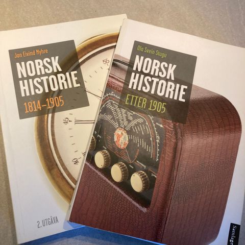2 bøker - Norsk historie