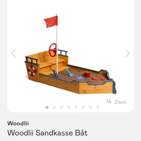 Sandkasse Båt