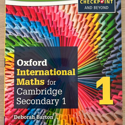 Oxford International Maths for Cambridge Secondary 1