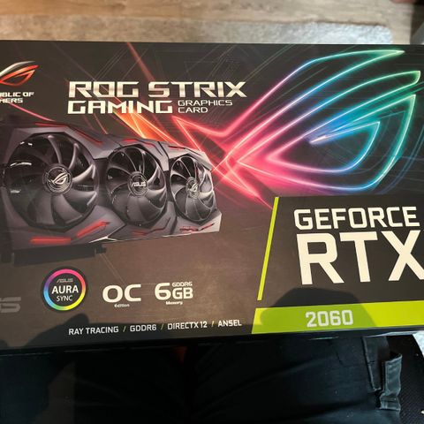 🟢 Asus Rog Strix RTX 2060 OC 6GB 🎮
