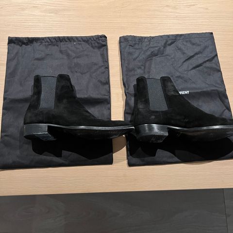 Yves Saint Laurent boots.